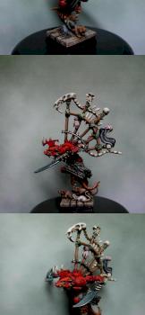 Warlord Queek Headtaker / Queek coupe-têtes by elfgidrungal
