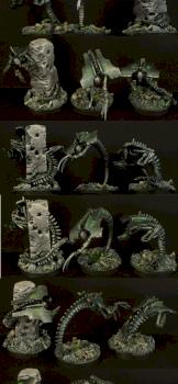 Necron Wraiths (Phantoms) by Xcorac