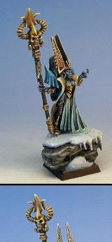 Warhammer Fantasy Dark Elf sorceress by Wappellious