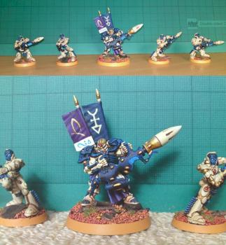 Eldar Dark Reapers - Maugan Ra conversion by Aryllon