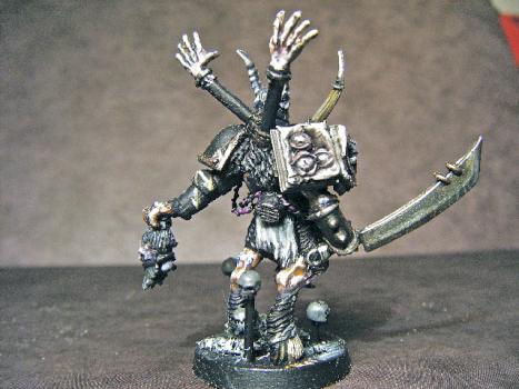 chaos SPace Marine Sorcerer by lilizzyloser2008