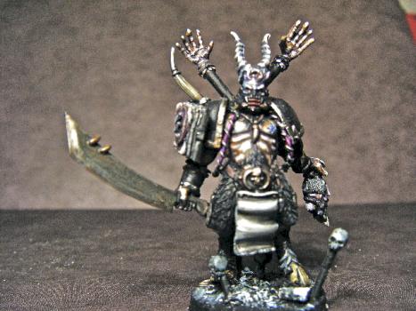 Chaos SPace Marine Sorcerer by lilizzyloser2008