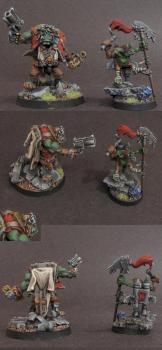 Ork Pilot and grot the conquerer by WhiteRavenFactory