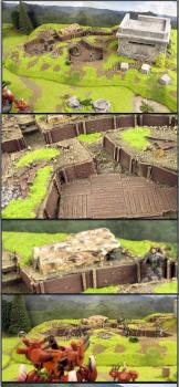 Trench with bunker by Dirk
