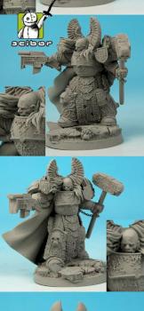 28mm / 30mm SF Templar Knight conversion / sculpture by Scibor