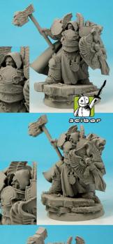 28mm / 30mm SF Knight conversion / sculpture by Scibor