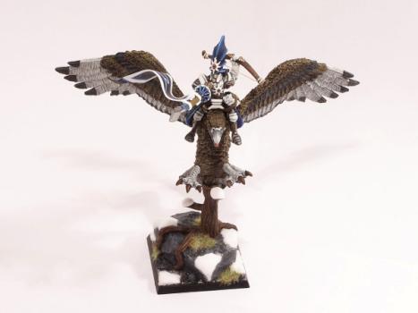 High Elf Noble With Eagle And Bow by schimmelpilz