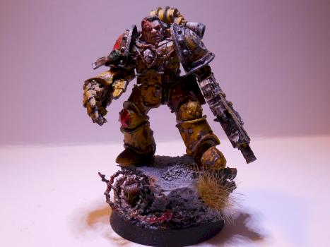 Imperial Fist MKIII Veteran Sergeant by The Painting Pitt