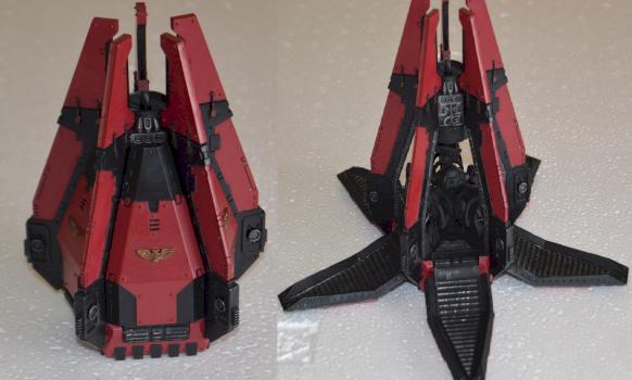 warhammer 40k Space Marine Drop Pod by bobflow