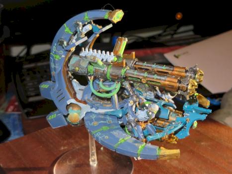 Necron Annihilation Barge by dustybible