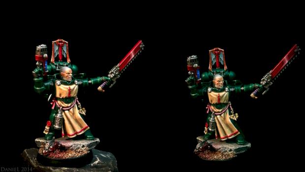 Dark Angels Space Marine Veteran Sergeant Raphael by DanielPrime