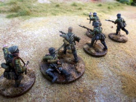 Waffen SS Grenadiers by Volley Fire