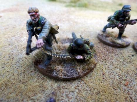 Waffen SS Grenadiers by Volley Fire