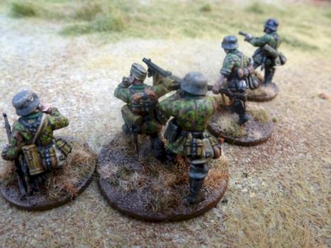 Waffen SS Grenadiers by Volley Fire