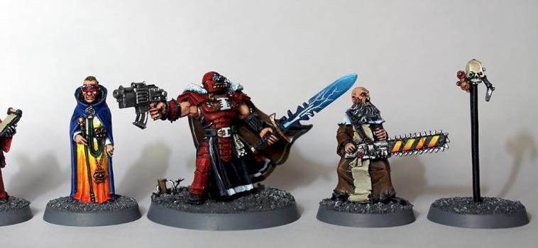 Ordo Malleus Inquisitor and Retinue by Caliban