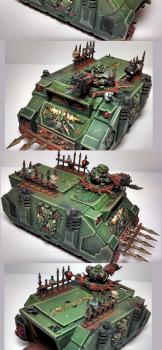 Death Guard Rhino by B3H3M0TH