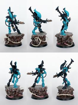 Eldar Harlequin Wraithguard by Pfreck