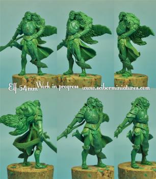 54mm Elf work in progress by Scibor