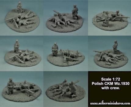 PolishCKM Wz 1930 with Crew Scale 1:72 by Scibor