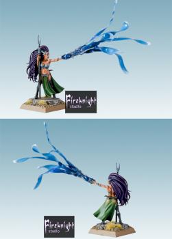 Dark Elf Supreme Sorceress by Fireknight