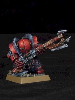 CHAOS DWARF INFERNAL GUARD WITH FIREGLAIVES by holajaxtw
