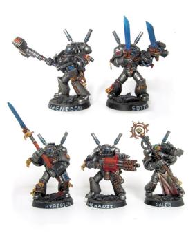 Grey Knights interceptor squad by FireStream