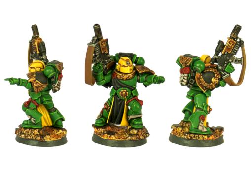 Space Marines Salamanders - Sternguard Sergeant by h34dnotf0und