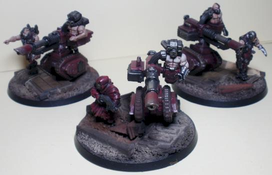 Adeptus Mechanicus Lascannon Heavy Weapon Squad by yorknecromancer
