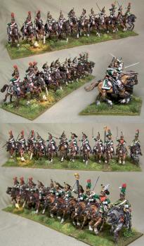 French Napoleonic Dragoons Charging Waterloo by danhochi
