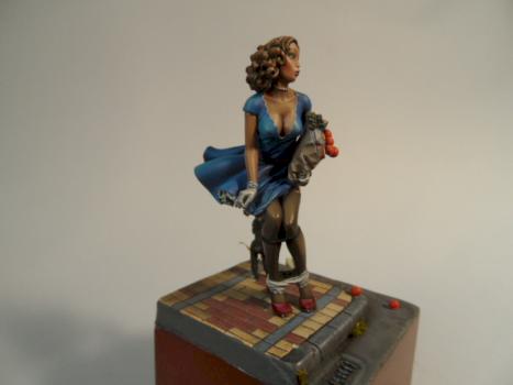 pin up perrito negro/black doggie by Jota
