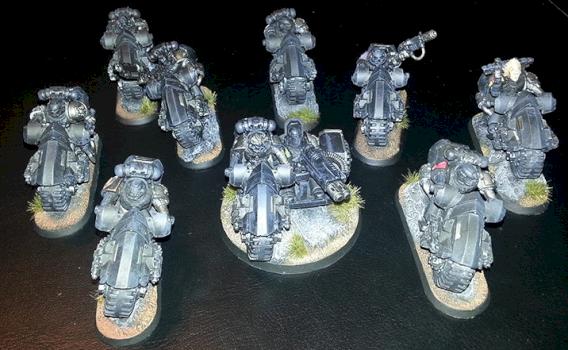 Deathwatch Bike Squad by TheGobbo