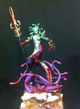 Dark elves Bloodwrack Medusa by Azaneal80