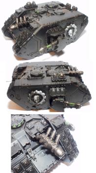 Heresy-Era Adeptus Mechanicus Land Raider by yorknecromancer