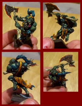 Savage Orc Warboss - Aku Fireaxe by NoWeCoPa