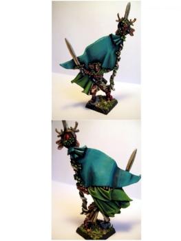 Wood Elves Battle Standard Bearer by davidvc04