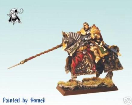 Bretonnian Duke Grail Knight Hero by roman druchii