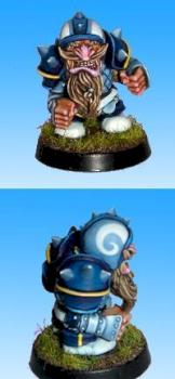 Blood Bowl dwarf player by Maneu