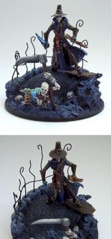 Darkness hunter & morbid puppet by Davinelulinvega