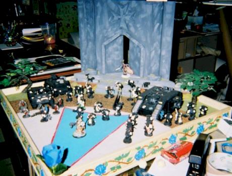 Templar Order of the Blue Rose Display Board by ChaosGyrine