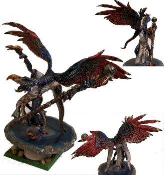 Greater Daemon of Tzeentch by Flora