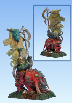 Dwarfen ensign bearer by Xantur