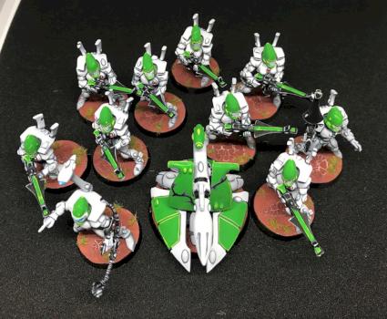 Eldar white&green by The Buckett
