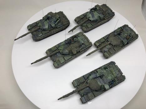 15mm Team Yankee British Chieftain Troop by big_g