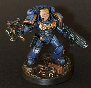 Ultramarines Space Marine Heroes  - Brother Garus by m0nolith