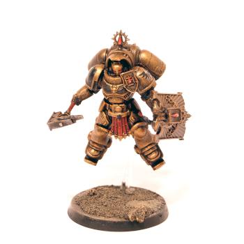 Blood Angels Slamquinius Captain with Thunder Hammer by Grim Factorum