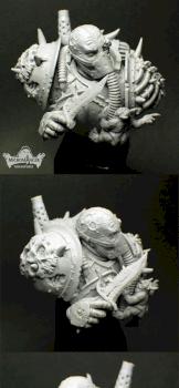 Infested Marine 1/10 bust by 4K_