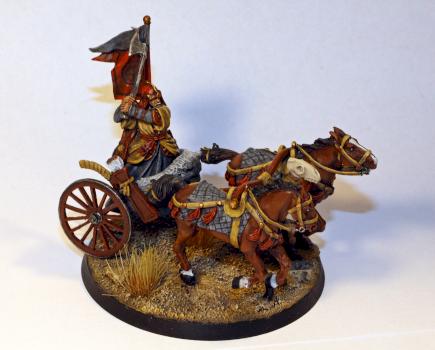 Khandish Chieftain on chariot by Kocimi3tka