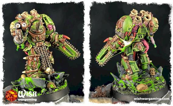 Death Guard Chaos Lord by Wish Wargaming