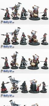 Daughters of the Orphanage All Stars Command Group by MadFlyArtStudio
