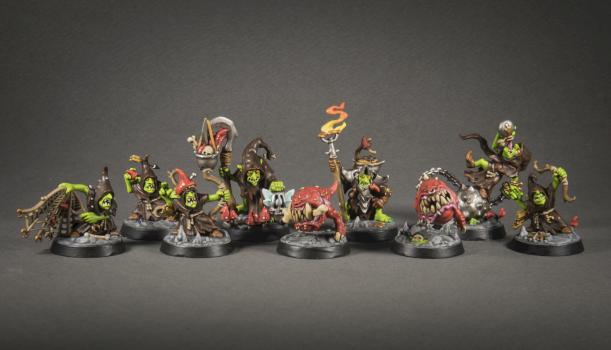 Warhammer Underworlds Nightvault Zarbag's Gitz by Green_Brush